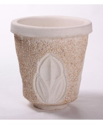 Vase "GRANDE FEUILLE" (pierre reconstituée)