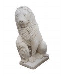 Statue lion (pierre reconstituée)