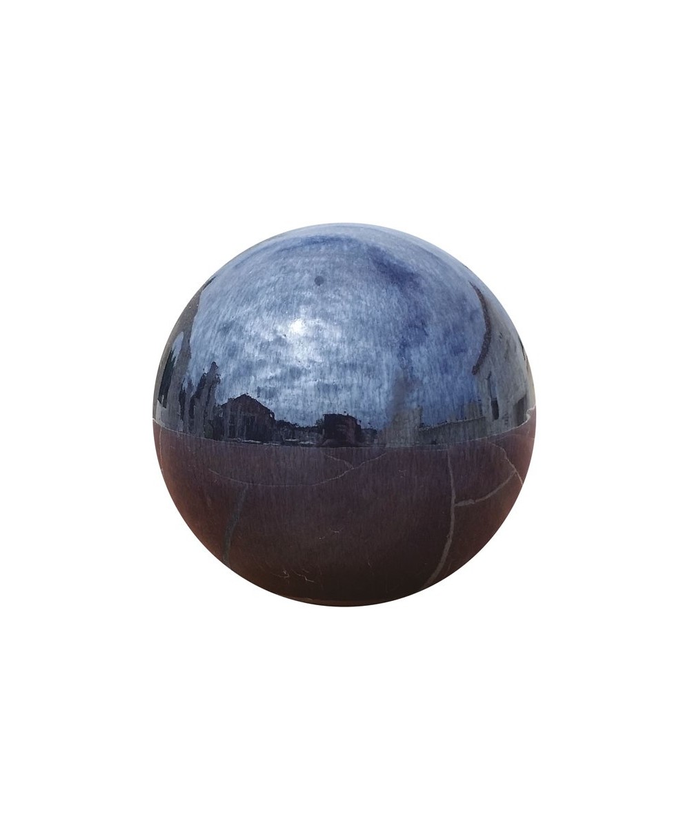 Sphere Cosmos bleue pétrole (terre cuite émaillée)