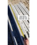 Poteau béton à feuillure 0.60m pour clôture mixte (grillage)