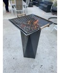 Brasero Barbecue avec foyer, grill et grand pied