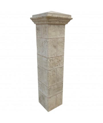 Pilier Roma en pierre reconstituée 36x36 cm - sur mesure