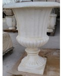 Vase sur pied Calice Géant en pierre reconstituée